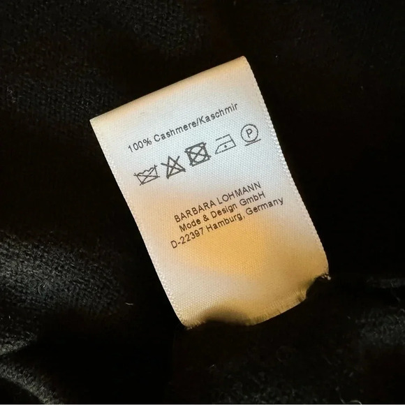 Barbara Lohmann Size 40 Cashmere Open Cardigan Sweater Made in Italy Knit - Picture 4 of 8